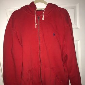 Red Polo Hoodie